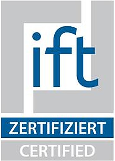 ift Rosenheim Prüfzeichen: zertifiziertes Mehrscheiben-Isolierglas